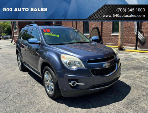 2013 Chevrolet Equinox for sale at 540 AUTO SALES in Chicago IL