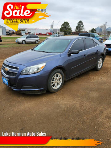 2013 Chevrolet Malibu for sale at Lake Herman Auto Sales in Madison SD