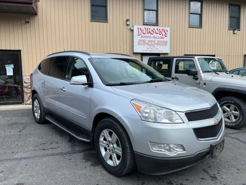 2012 Chevrolet Traverse for sale at DORSON'S AUTO SALES in Clifford PA