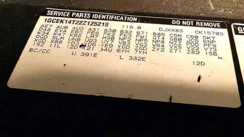 2002 Chevrolet Silverado 1500