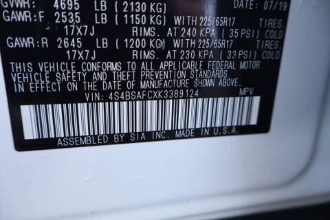 2019 Subaru Outback 2.5i Premium