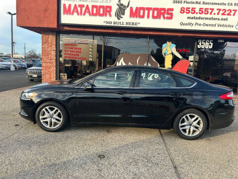 2016 Ford Fusion for sale at Matador Motors in Sacramento CA