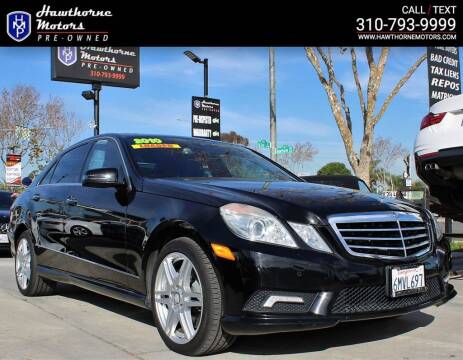 2010 Mercedes-Benz E-Class for sale at Hawthorne Motors Pre-Owned in Lawndale CA