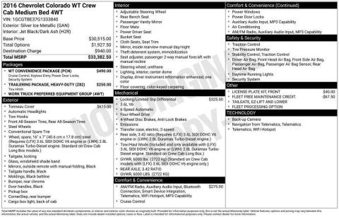 2016 Chevrolet Colorado