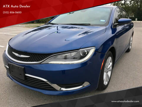 2015 Chrysler 200 for sale at ATX Auto Dealer LLC in Kyle TX