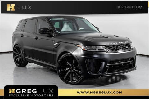 2022 Land Rover Range Rover Sport for sale at HGREG LUX EXCLUSIVE MOTORCARS in Pompano Beach FL