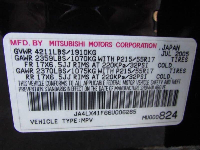 2006 Mitsubishi Outlander Se photo 26