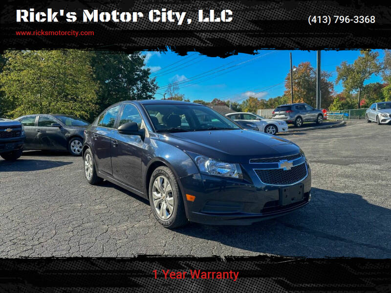 2014 Chevrolet Cruze for sale at Rick's Motor City, LLC in Springfield MA
