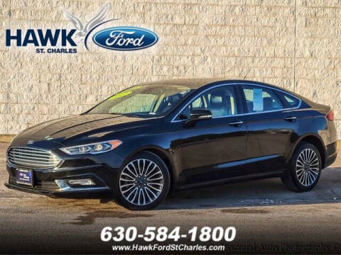 2017 Ford Fusion for sale at Hawk Ford of St. Charles in Saint Charles IL