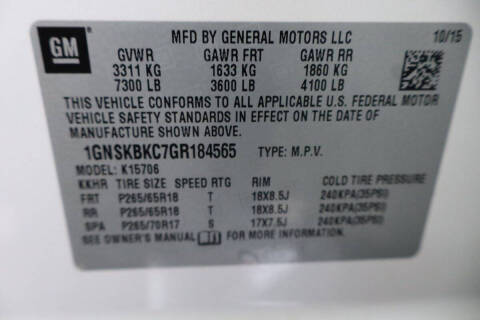 2016 Chevrolet Tahoe LT