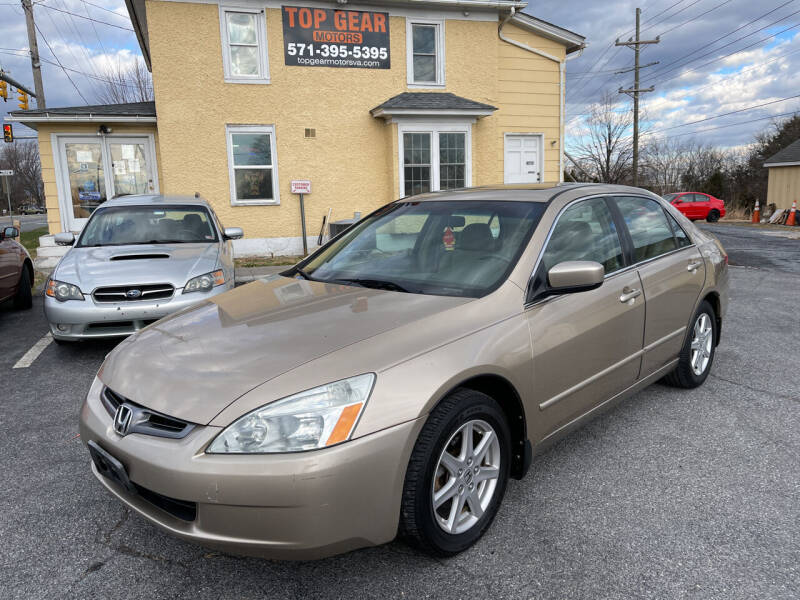 2004 Honda Accord for sale at Top Gear Motors in Winchester VA