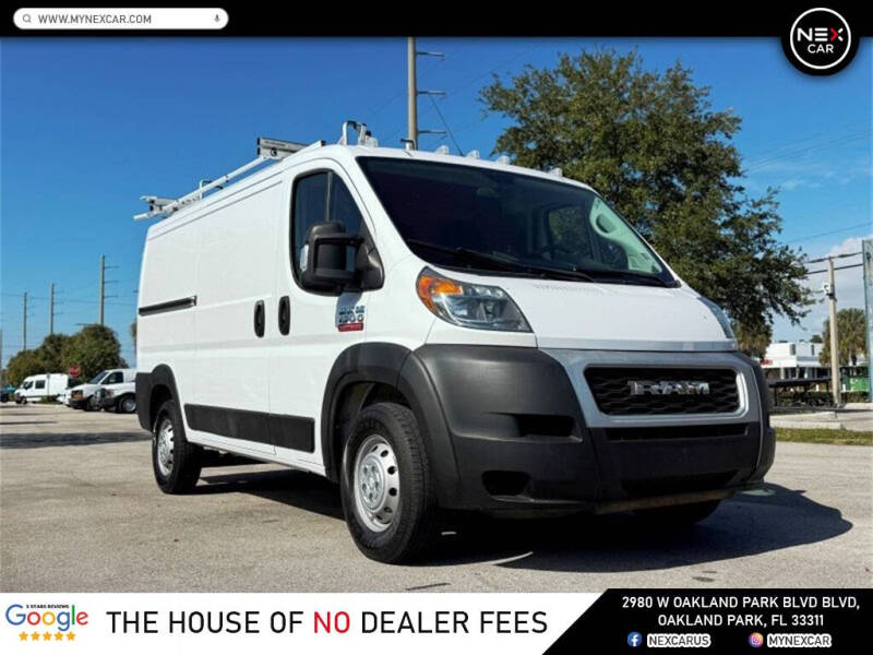 2019 RAM ProMaster for sale at NexCar in Oakland Park FL