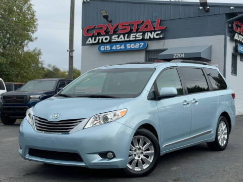 2015 Toyota Sienna for sale at Crystal Auto Sales Inc in Nashville TN