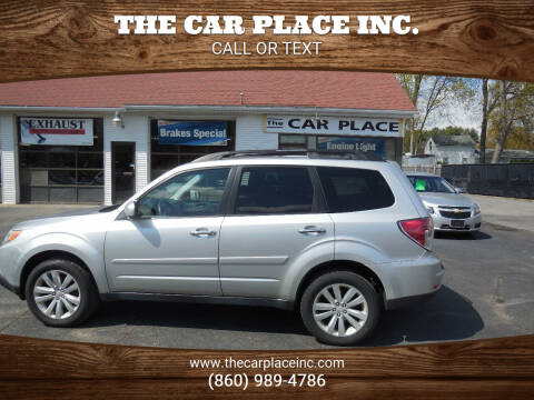 2011 Subaru Forester for sale at THE CAR PLACE INC. in Somersville CT