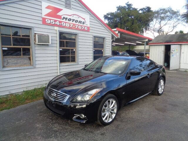 2015 Infiniti Q60 Coupe for sale at Z Motors in North Lauderdale FL