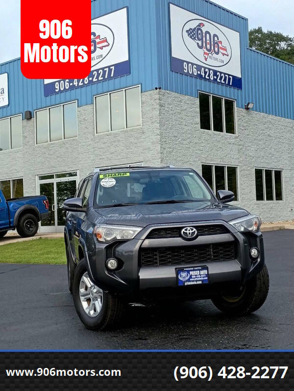 2017 Toyota 4Runner for sale at 906 Motors in Gladstone MI