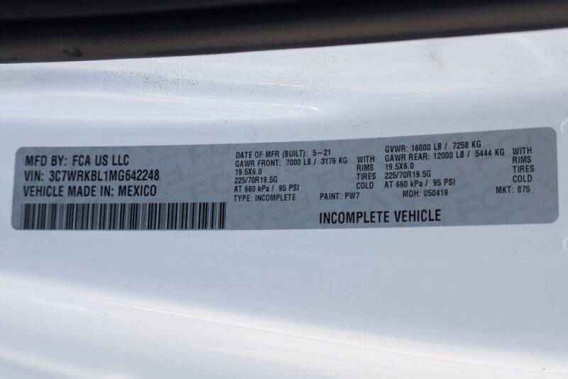2021 RAM 4500
