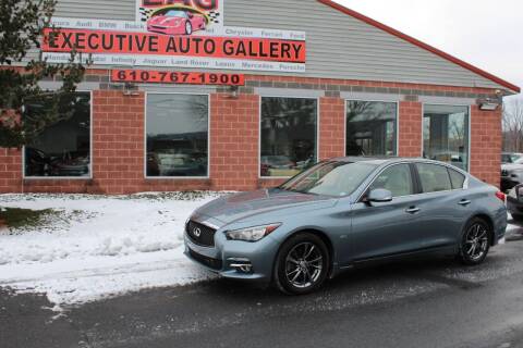 2017 Infiniti Q50 for sale at EXECUTIVE AUTO GALLERY INC in Walnutport PA
