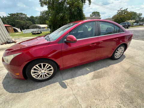 2012 Chevrolet Cruze for sale at M&M Auto Sales 2 in Hartsville SC