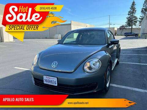 2012 Volkswagen Beetle for sale at APOLLO AUTO SALES in Sacramento CA