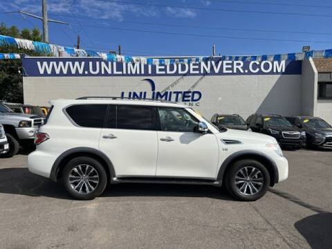 2017 Nissan Armada for sale at Unlimited Auto Sales in Denver CO