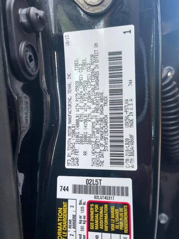 2014 Toyota Tundra Limited