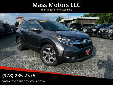 2018 Honda CR-V for sale at Mass Motors LLC in Worcester MA