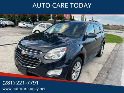 2016 Chevrolet Equinox for sale at AUTO CARE TODAY in Spring TX