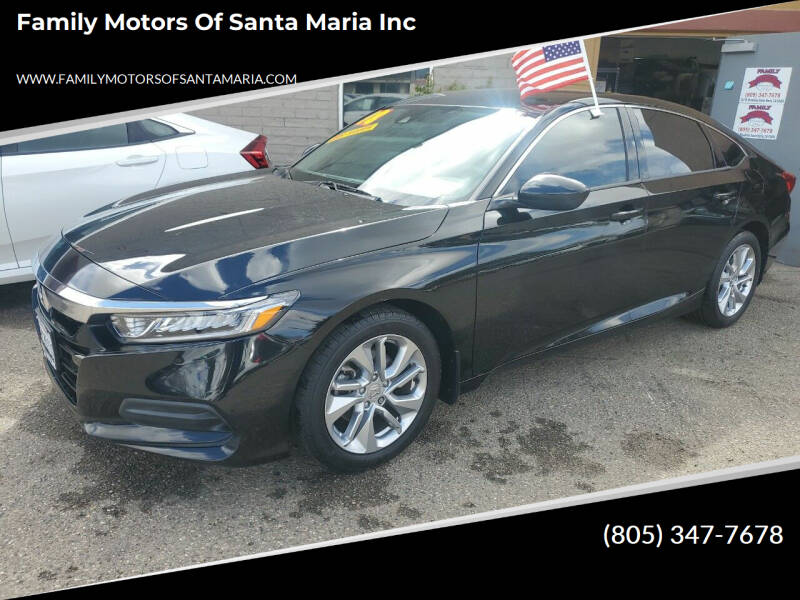 2018 Honda Accord for sale at Family Motors of Santa Maria Inc in Santa Maria CA