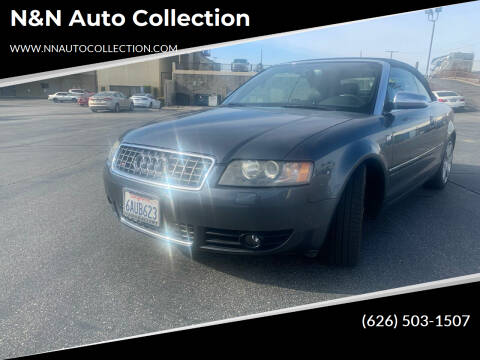 2005 Audi S4 for sale at n&n auto collection inc in Pasadena CA