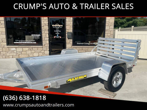 2023 Aluma 10’ Utility Trailer for sale at CRUMP'S AUTO & TRAILER SALES in Crystal City MO