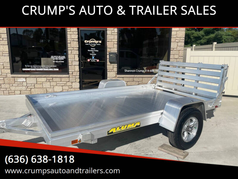 2023 Aluma 10’ Utility Trailer for sale at CRUMP'S AUTO & TRAILER SALES in Crystal City MO