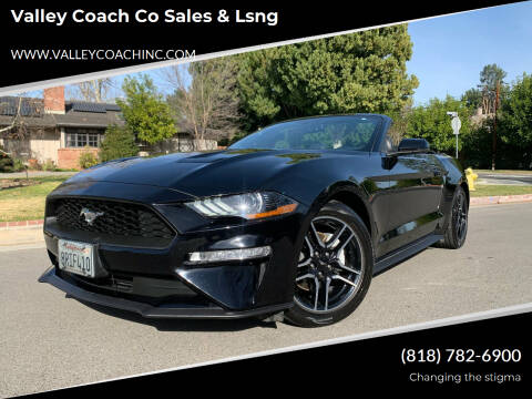 2019 Ford Mustang for sale at Valley Coach Co Sales & Lsng in Van Nuys CA