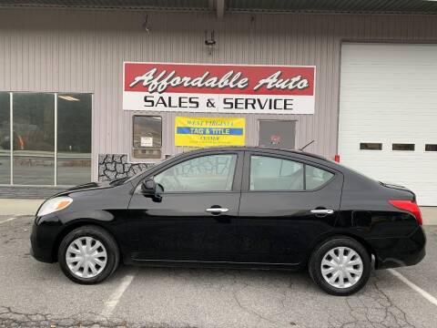 2012 Nissan Versa for sale at Affordable Auto Sales & Service in Berkeley Springs WV