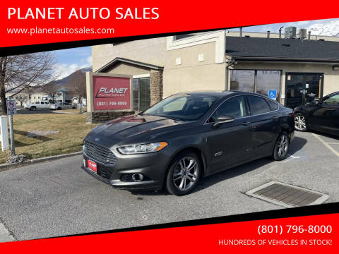 2016 Ford Fusion Energi for sale at PLANET AUTO SALES in Lindon UT