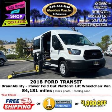 2018 Ford Transit for sale at Wheelchair Vans Inc in Laguna Hills CA