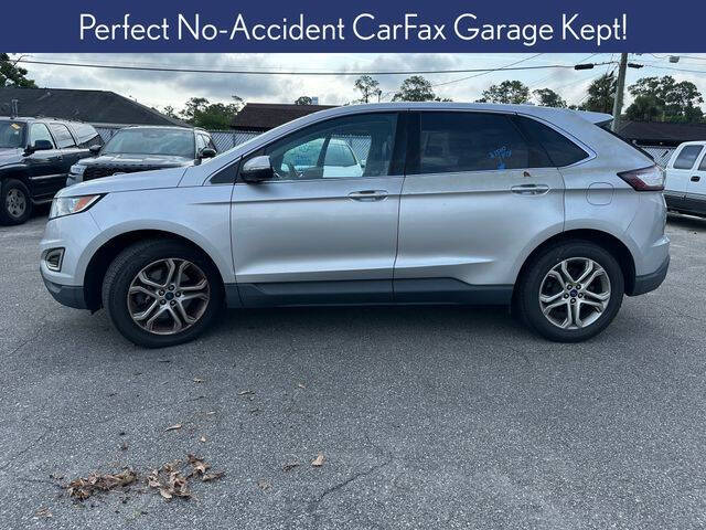 Used 2015 Ford Edge Titanium with VIN 2FMTK3K88FBB60979 for sale in Lighthouse Point, FL