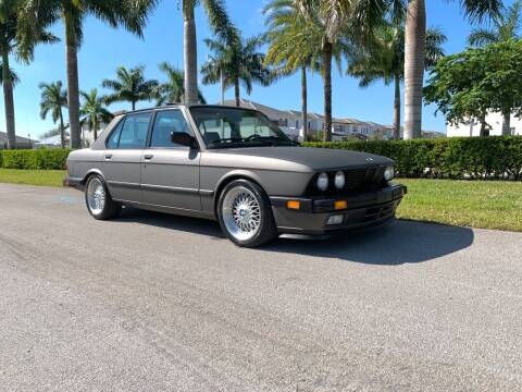 1988 BMW 5 Series for sale at Vintage Point Corp in Miami FL