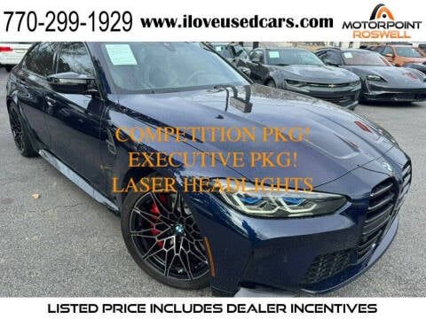 2022 BMW M3 for sale at Motorpoint Roswell in Roswell GA