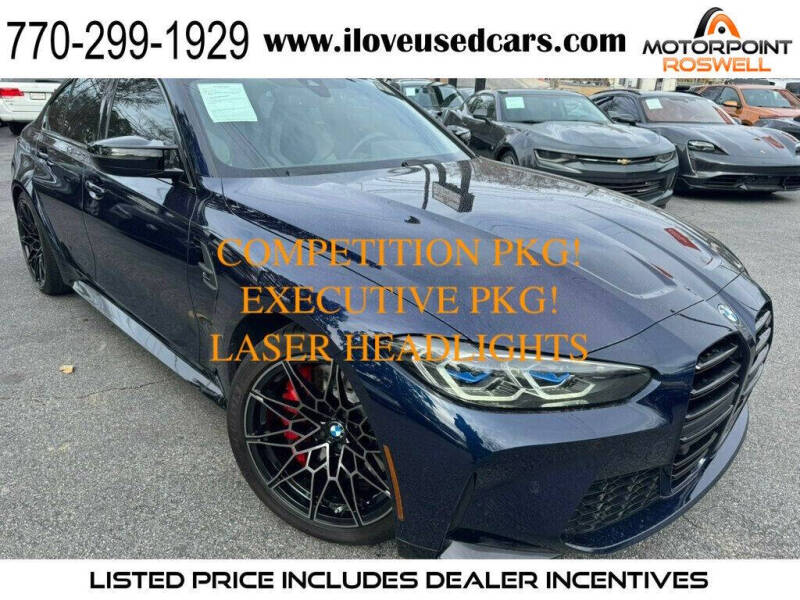2022 BMW M3 for sale at Motorpoint Roswell in Roswell GA