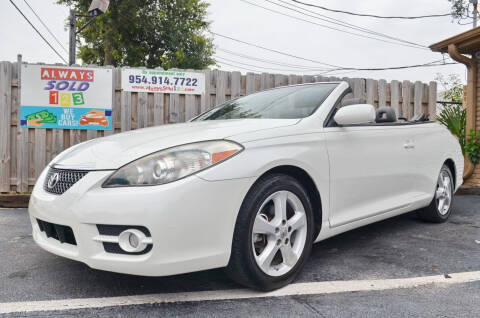 2008 Toyota Camry Solara for sale at ALWAYSSOLD123 INC in Fort Lauderdale FL