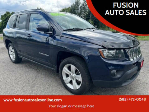 2014 Jeep Compass for sale at FUSION AUTO SALES in Spencerport NY