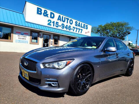 2014 Infiniti Q50 for sale at B & D Auto Sales Inc. in Fairless Hills PA