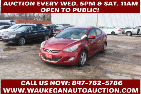 2013 Hyundai Elantra for sale at Waukegan Auto Auction in Waukegan IL