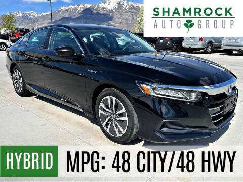 2021 Honda Accord Hybrid for sale at Shamrock Group LLC #1 - Sedan / Wagon in Pleasant Grove UT