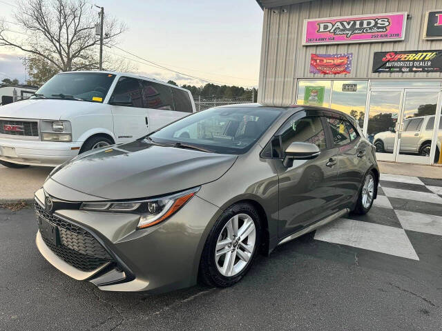 2019 Toyota Corolla Hatchback for sale at David's Motors LLC in Roanoke Rapids, NC