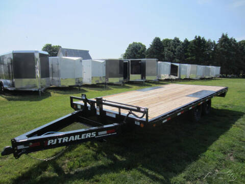 2023 PJ Trailer F8 Equipment Deckover F8J1872B for sale at Rondo Truck & Trailer in Sycamore IL