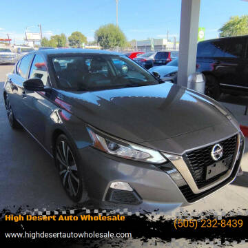 2020 Nissan Altima for sale at High Desert Auto Wholesale in Albuquerque NM