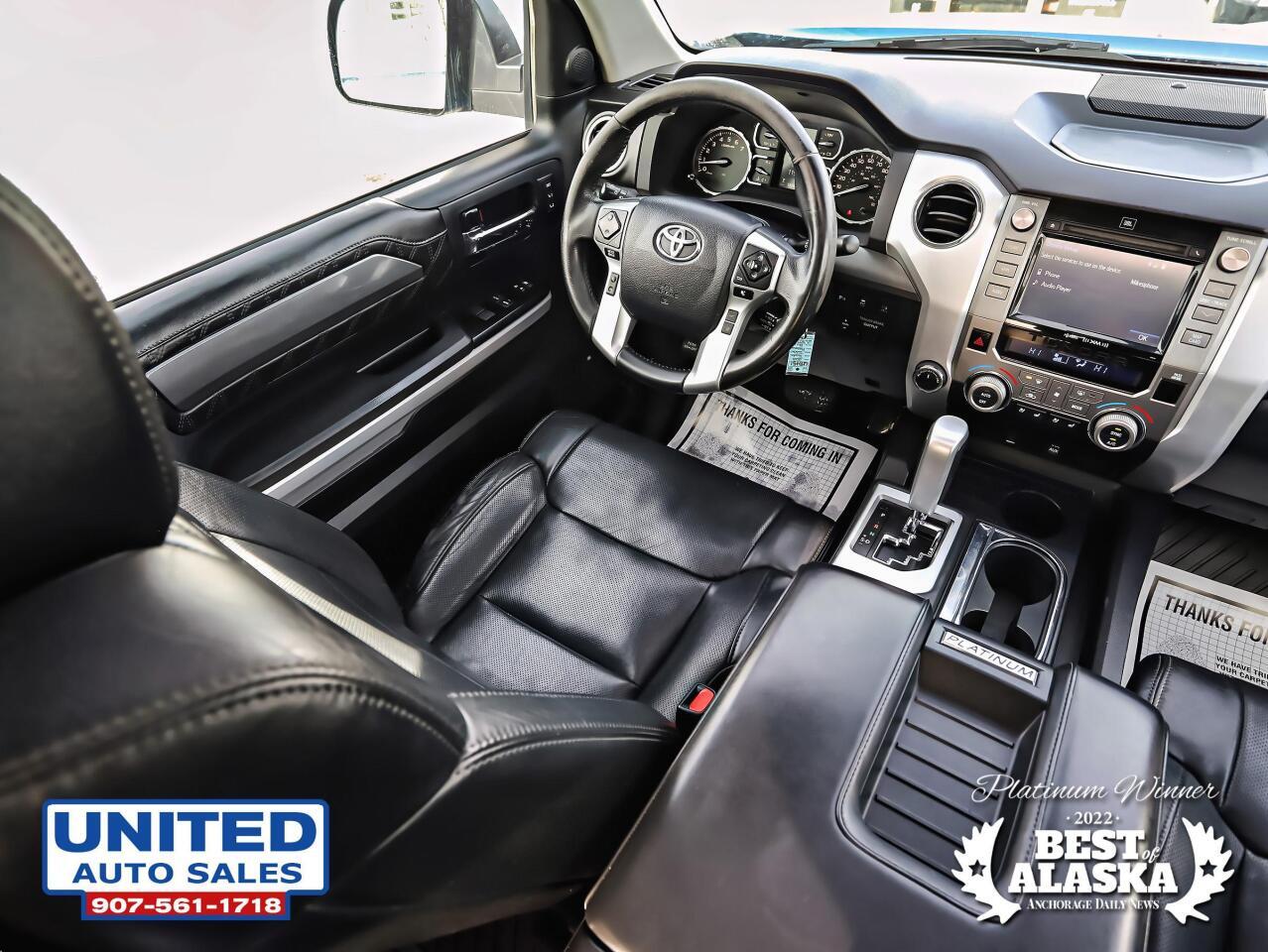 2018 Toyota Tundra Platinum 4x4 4dr CrewMax Cab Pickup SB (5.7L V8) 85
