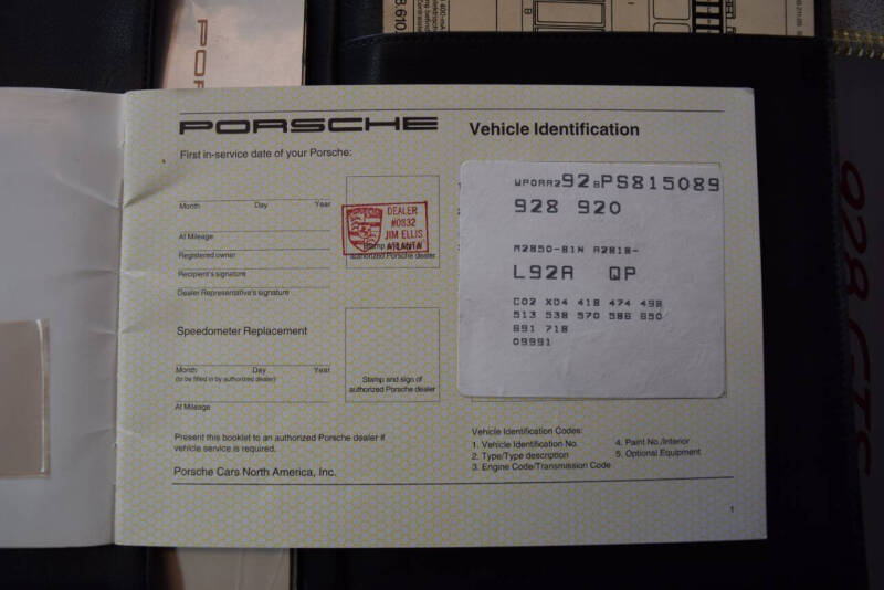 1993 Porsche 928 GTS